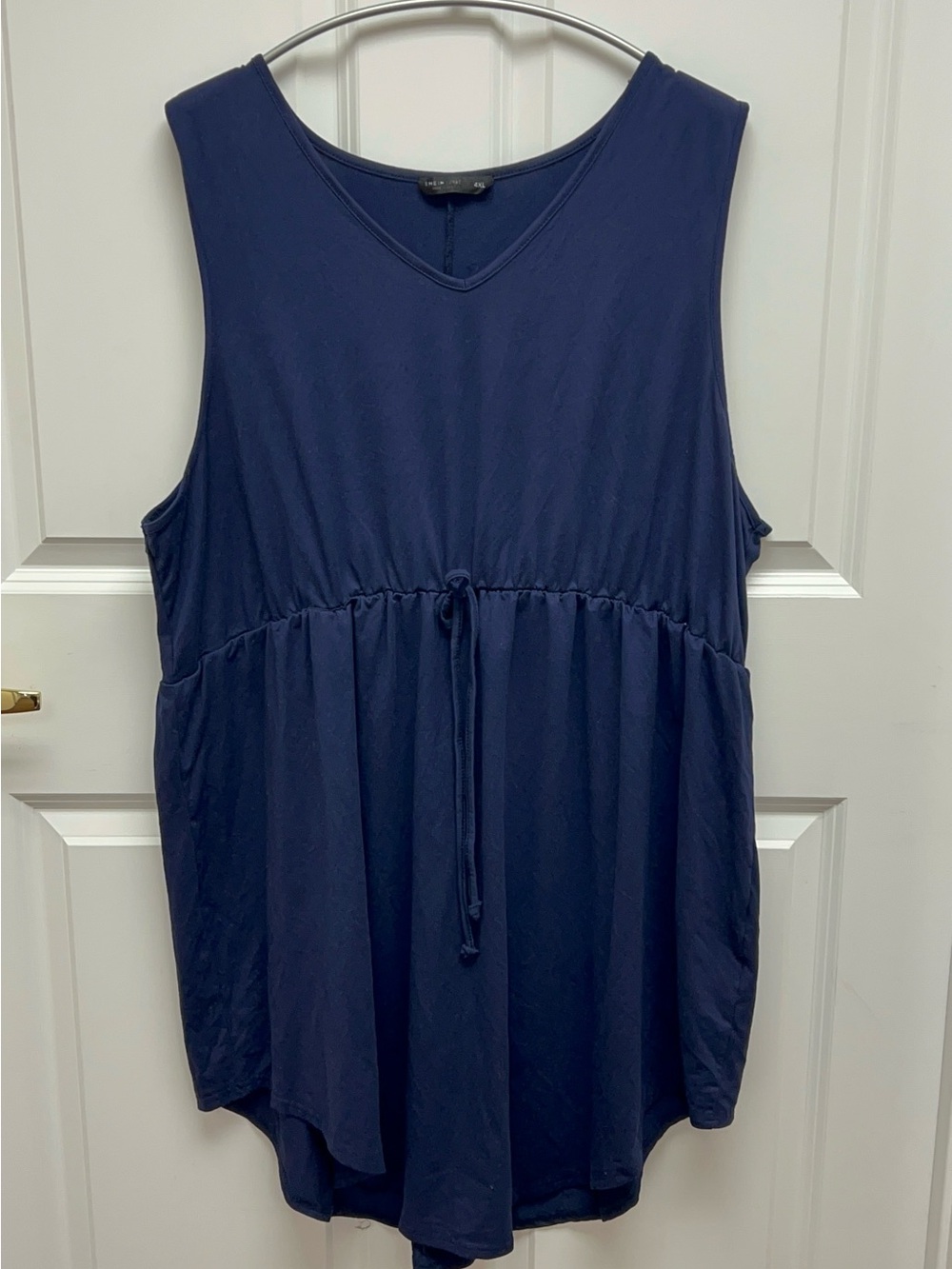 SHEIN Blue Sleeveless Sundress Size 4X 20/22